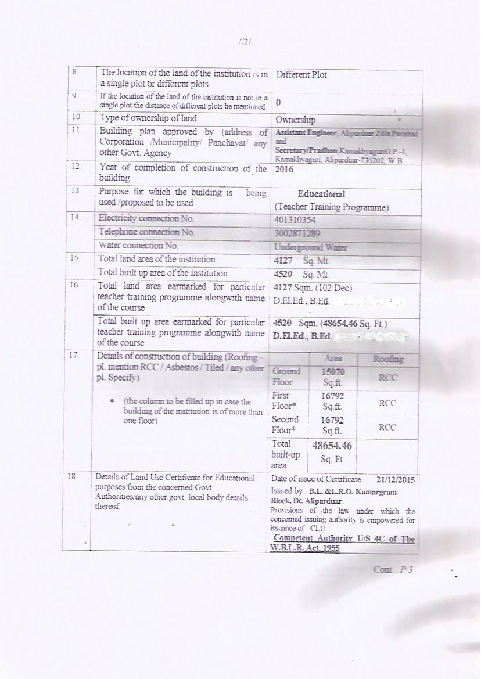 Affiliation Certificate